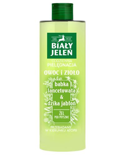 bialy-jelen-owoc-i-ziolo-zel-pod-prysznic-babka-lancetowata-dzika-jablon-400-ml bialy-jelen-owoc-i-ziolo-zel-pod-prysznic-babka-lancetowata-dzika-jablon-400-ml